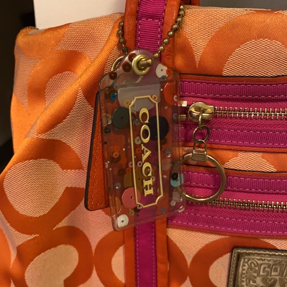 Orange coach poppy purse - Picture 2 of 8